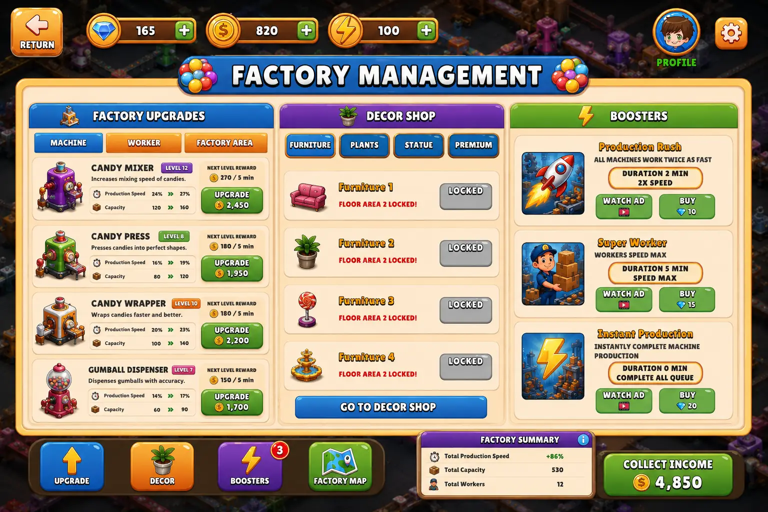 Factory Management