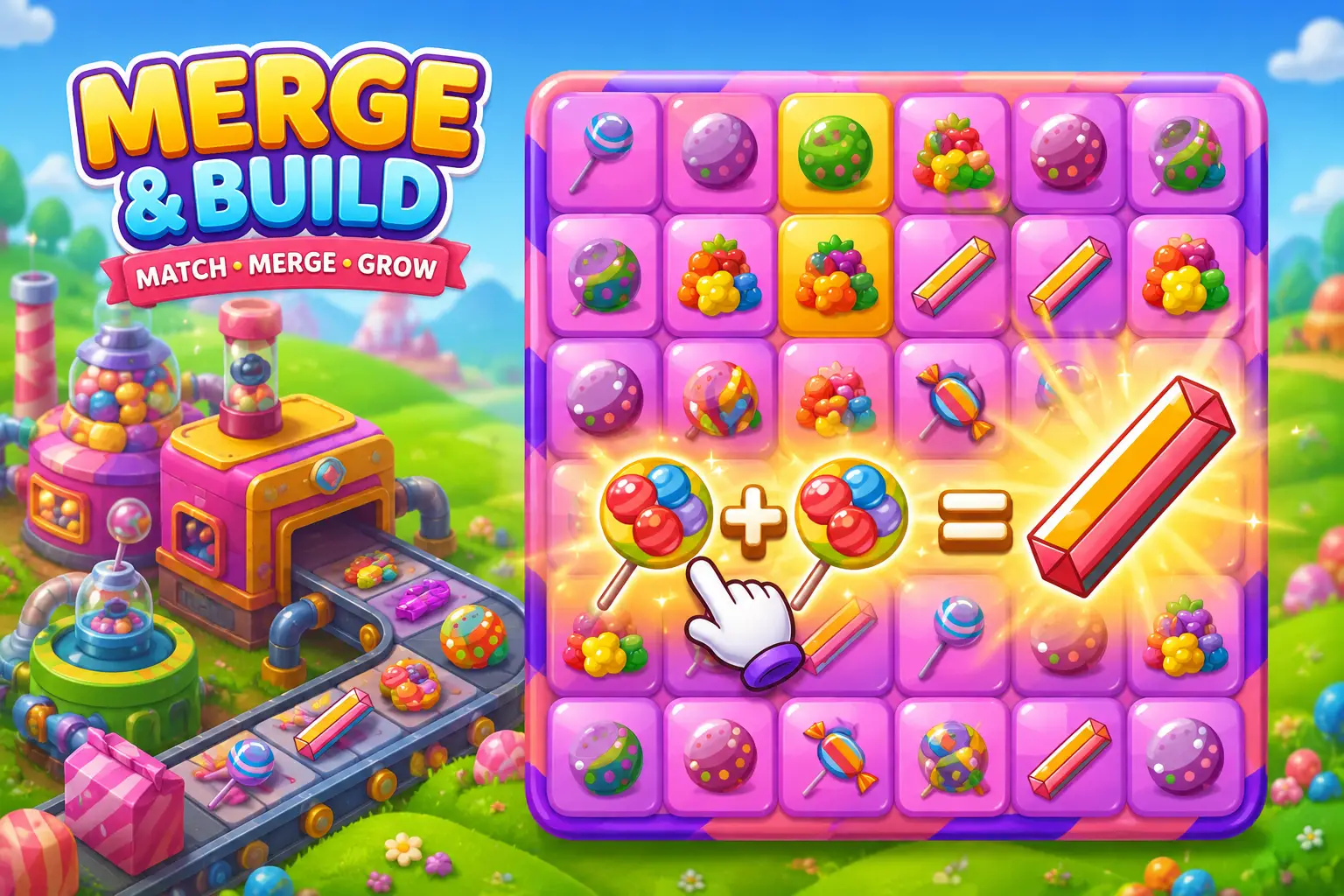 Candy Factory merge